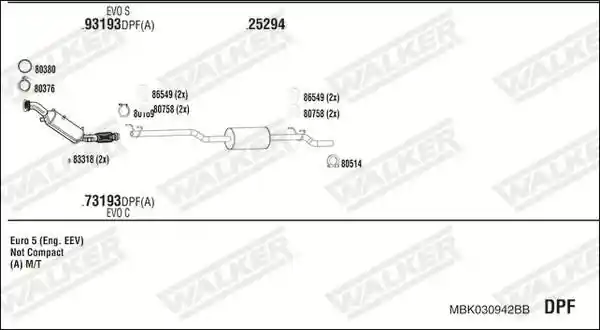 WALKER MBK030942BB