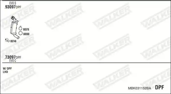 WALKER MBK031152BA