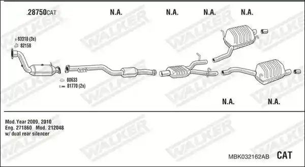 WALKER MBK032162AB
