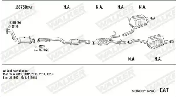WALKER MBK032162AC