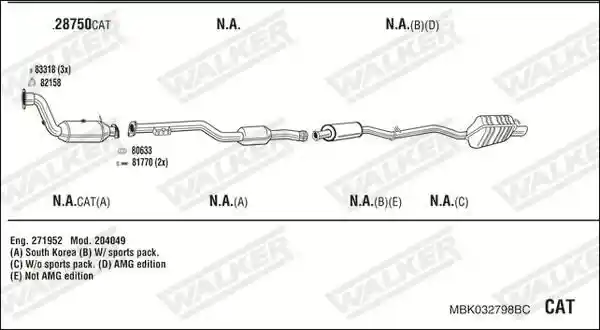 WALKER MBK032798BC