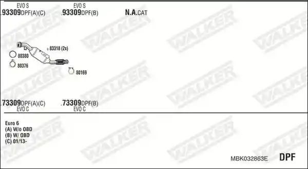 WALKER MBK032863E