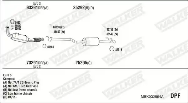WALKER MBK032864A