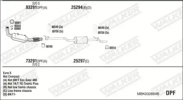 WALKER MBK032864B