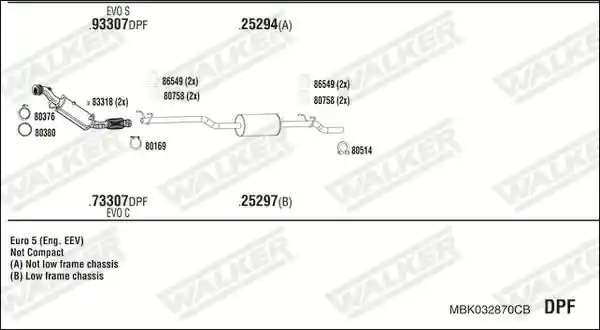 WALKER MBK032870CB