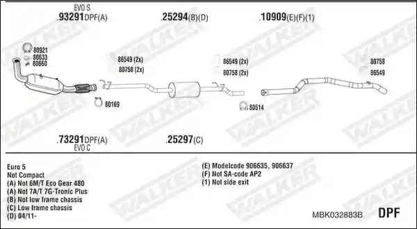 WALKER MBK032883B