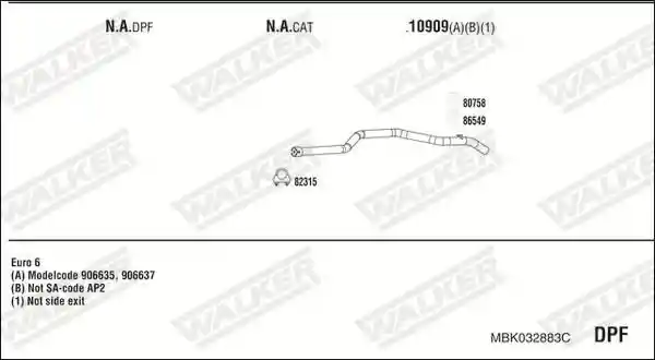 WALKER MBK032883C