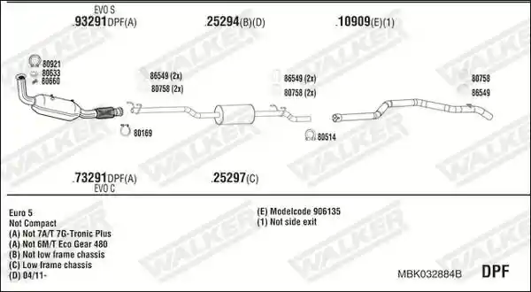 WALKER MBK032884B