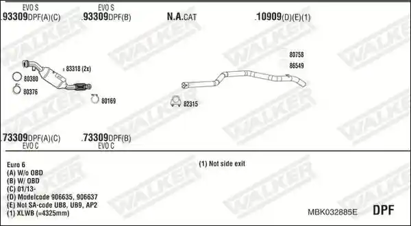 WALKER MBK032885E