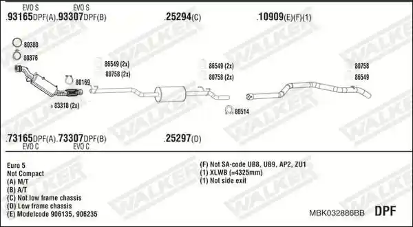 WALKER MBK032886BB