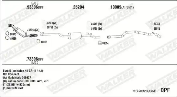 WALKER MBK032893AB
