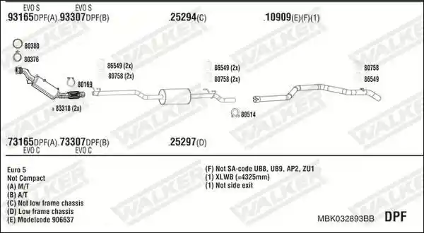 WALKER MBK032893BB