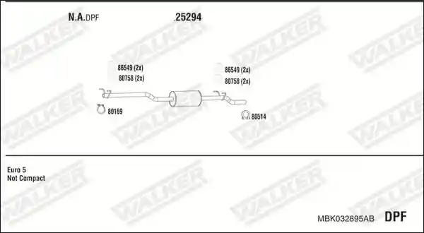 WALKER MBK032895AB