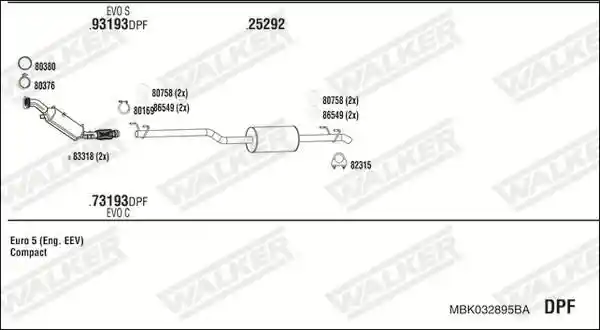WALKER MBK032895BA