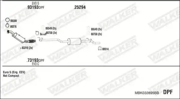 WALKER MBK032895BB