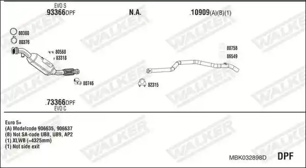 WALKER MBK032898D
