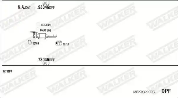 WALKER MBK032909C