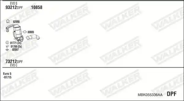 WALKER MBK055336AA