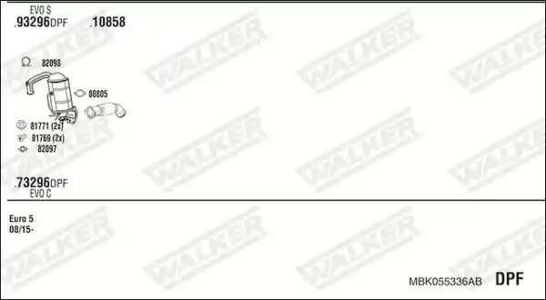 WALKER MBK055336AB