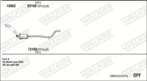WALKER MBK055337A