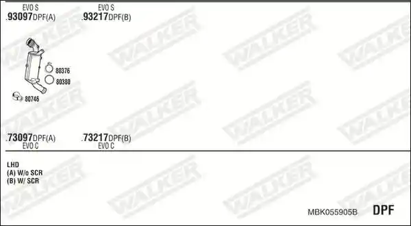 WALKER MBK055905B