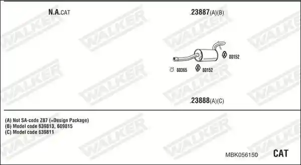 WALKER MBK056150