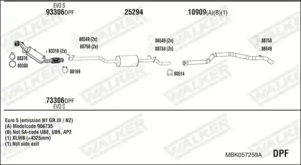WALKER MBK057259A