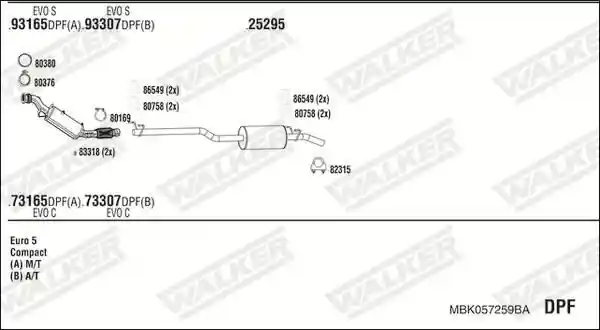 WALKER MBK057259BA