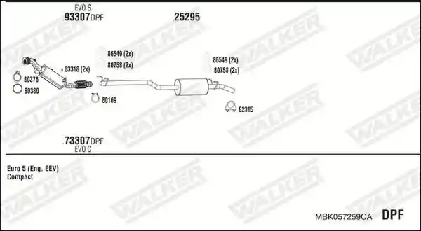 WALKER MBK057259CA