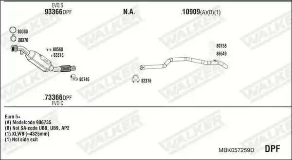 WALKER MBK057259D