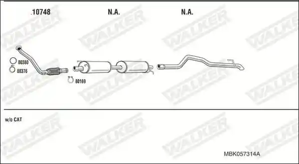 WALKER MBK057314A