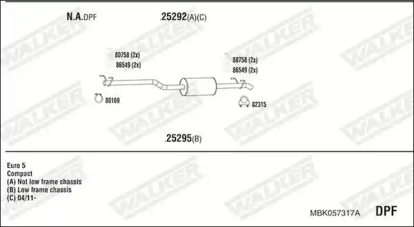 WALKER MBK057317A