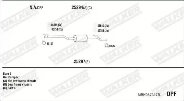 WALKER MBK057317B