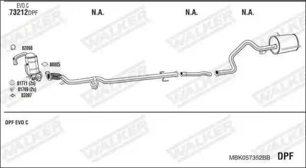 WALKER MBK057352BB