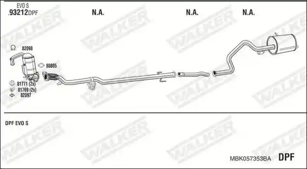 WALKER MBK057353BA