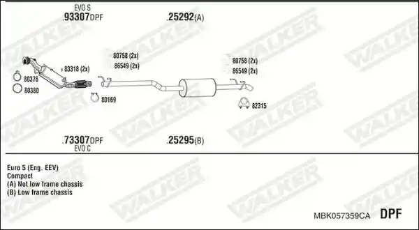WALKER MBK057359CA