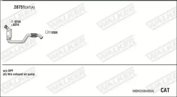 WALKER MBK058480A