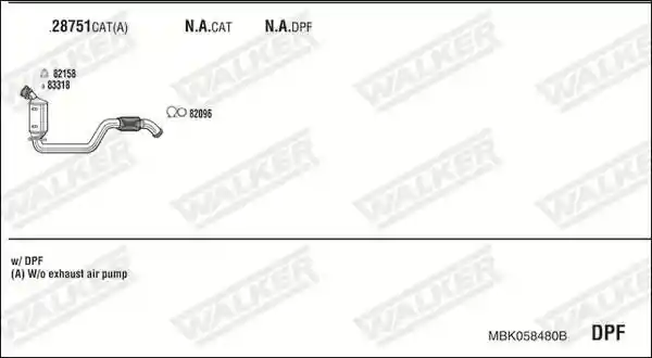 WALKER MBK058480B