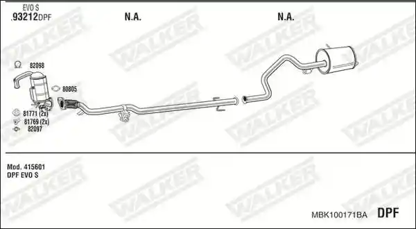 WALKER MBK100171BA