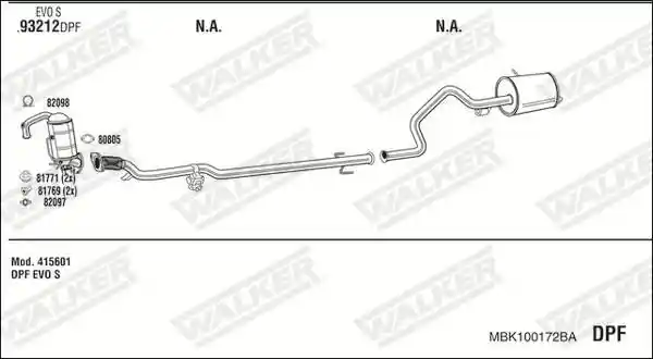 WALKER MBK100172BA
