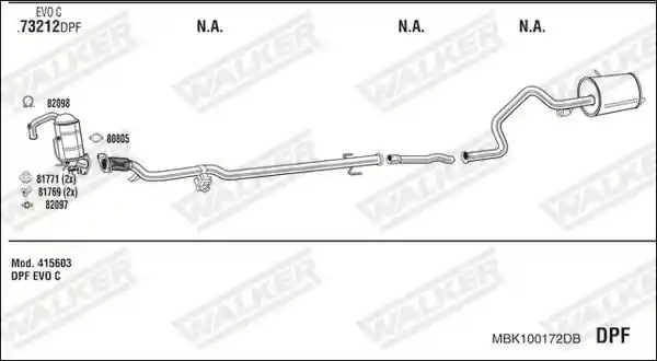 WALKER MBK100172DB
