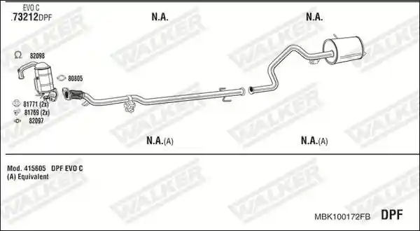 WALKER MBK100172FB