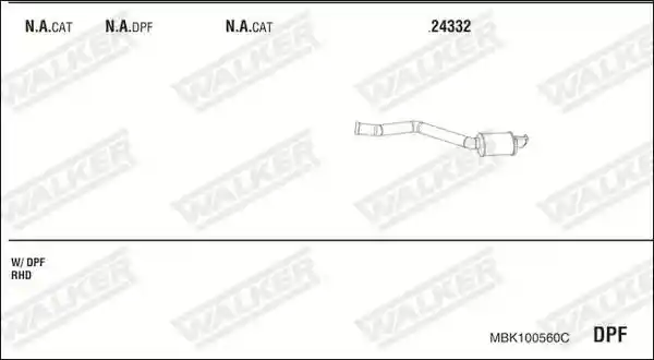 WALKER MBK100560C