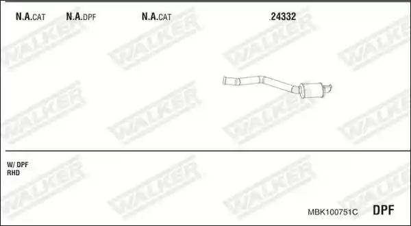 WALKER MBK100751C