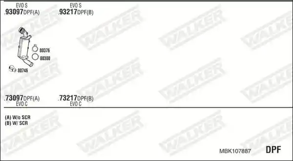WALKER MBK107887