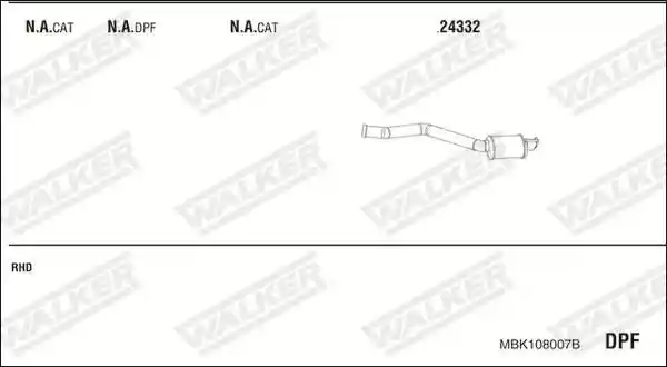 WALKER MBK108007B