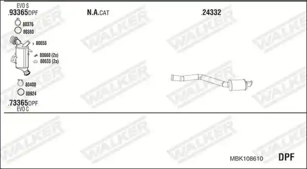 WALKER MBK108610