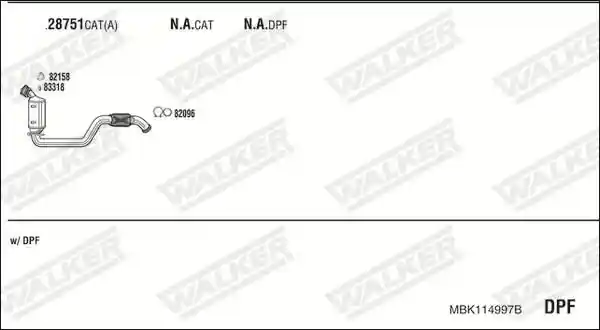 WALKER MBK114997B
