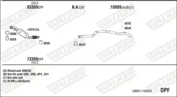 WALKER MBK119923