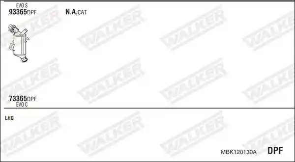 WALKER MBK120130A
